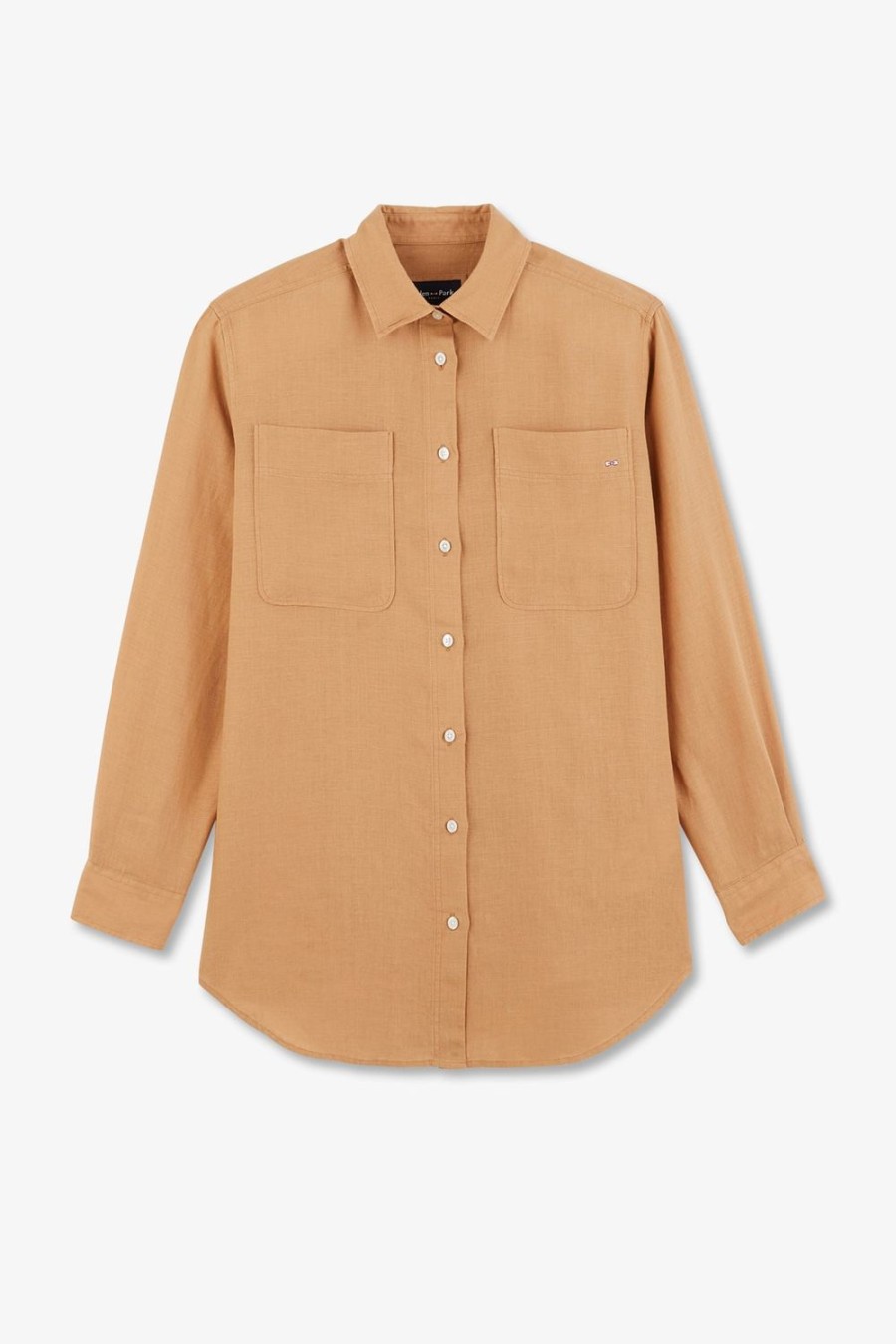 Eden Park Plain Beige Blouse | Shirts