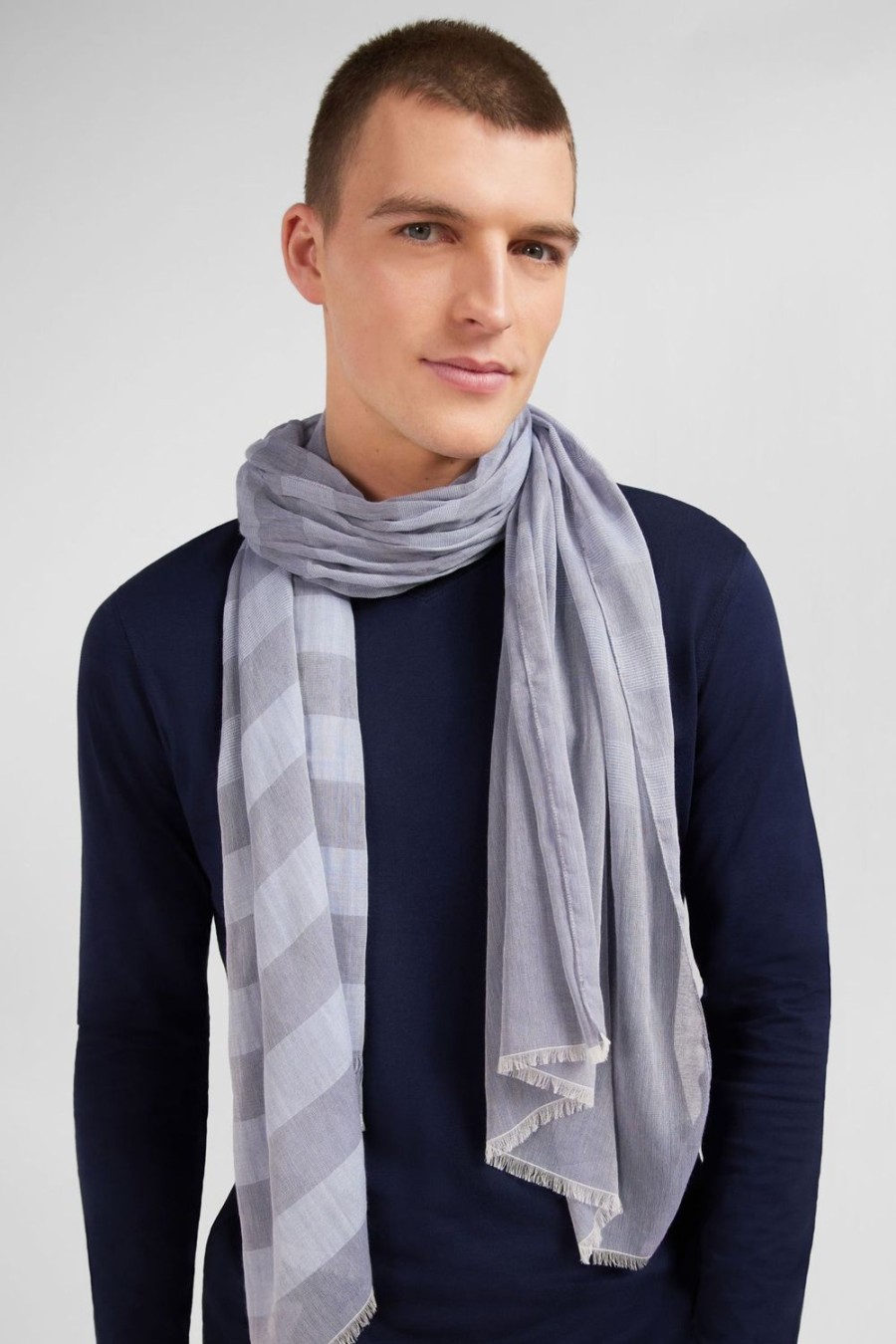 Eden Park Light Blue Circle Scarf | Scarves & Wraps