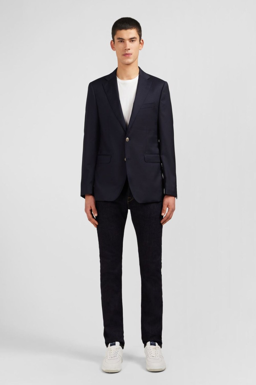 Eden Park Regular Dark Blue Blazer | Jackets