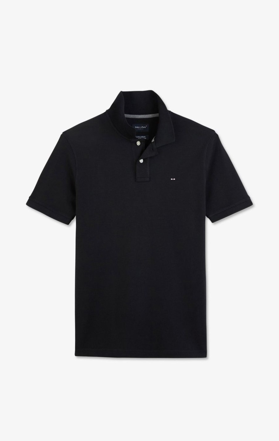 Eden Park Navy Blue Stretch Pima Cotton Polo | Polos