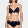 Eden Park Navy Triangle Bra In Stretch Modal | Underwear