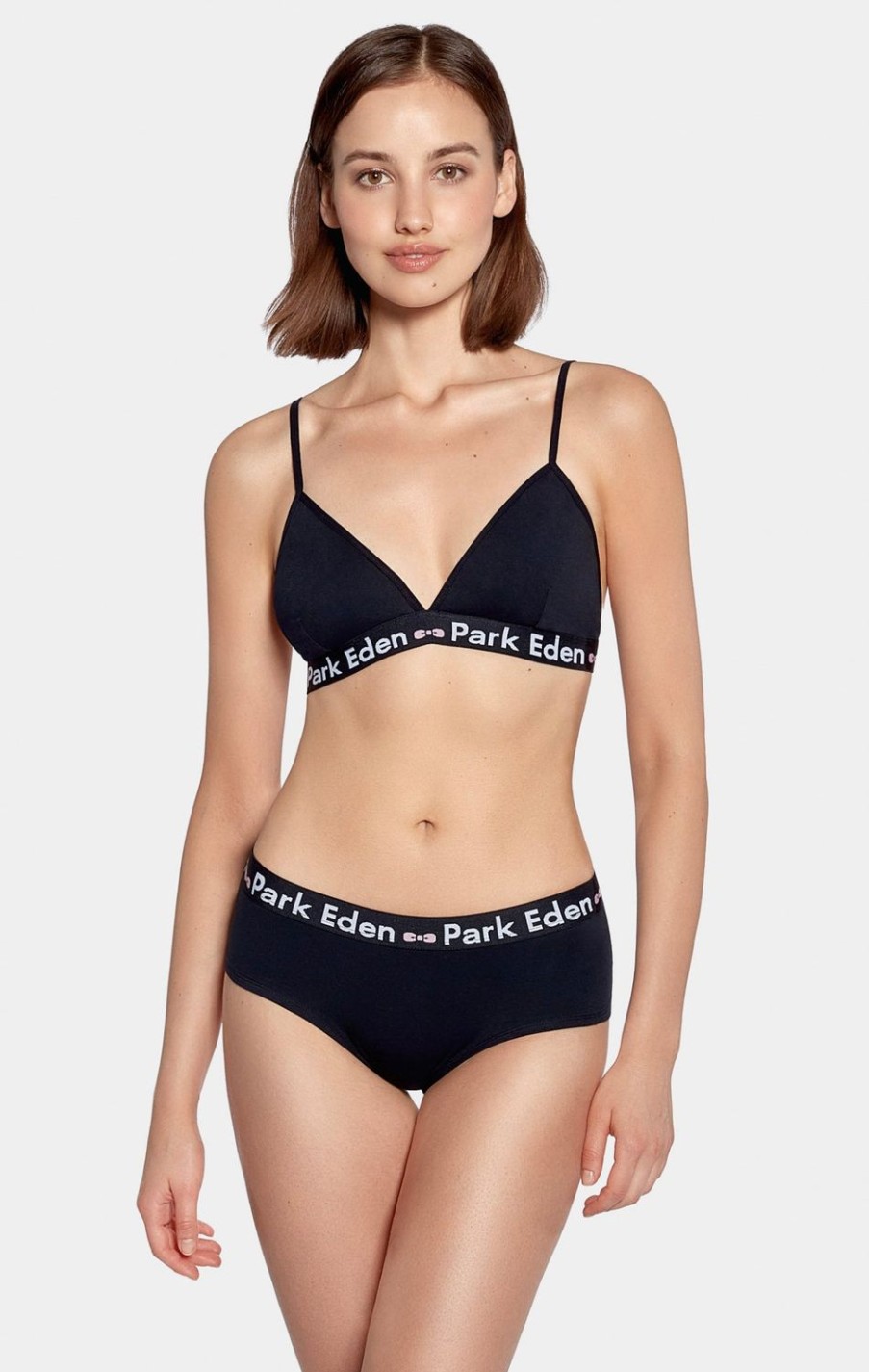 Eden Park Navy Triangle Bra In Stretch Modal | Underwear