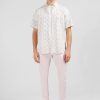 Eden Park White Shirt With Exclusive Circle Print | Short-Sleeved Shirts