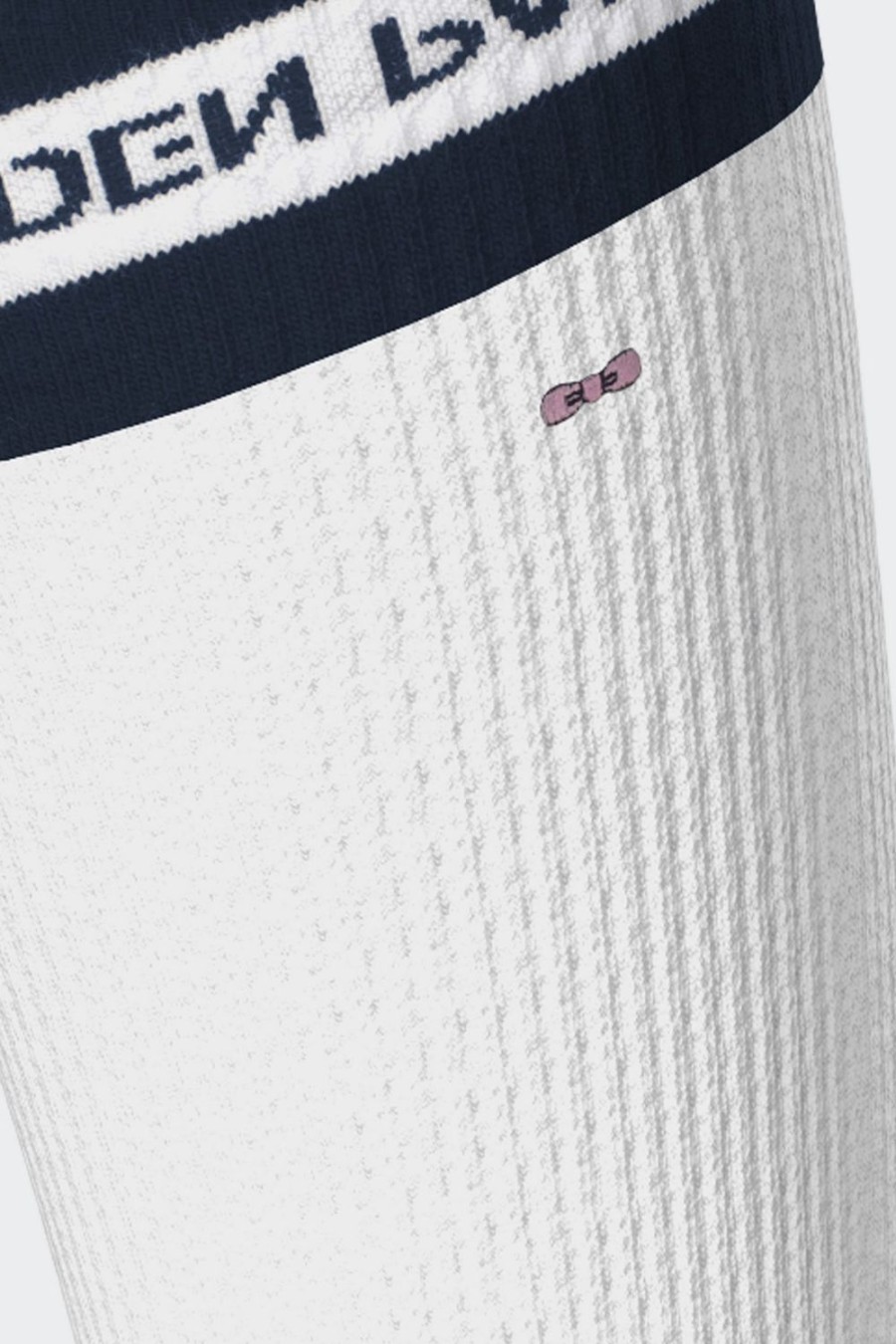 Eden Park White Stretch Cotton Socks With Eden Park Details | Socks