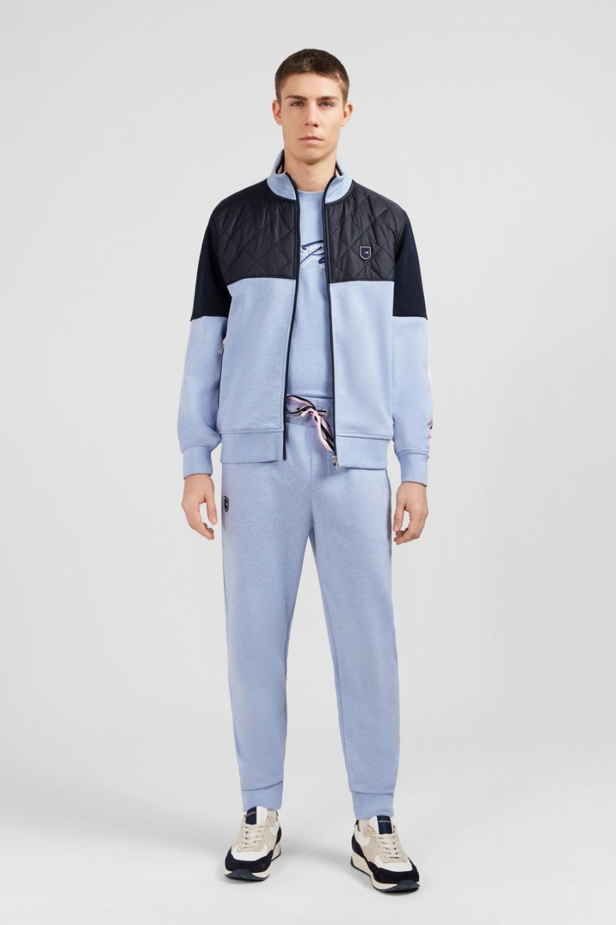 Eden Park Light Blue Zip-Up Sweatshirt | Sweatshirts