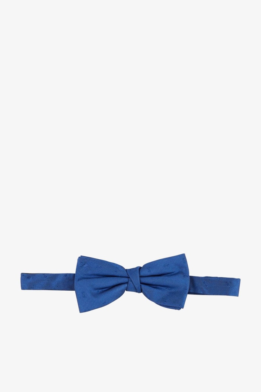 Eden Park Blue Bow Tie With Bow Micro-Patterns | Ties & Bow Ties