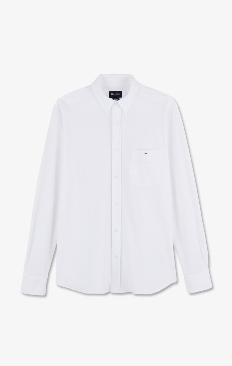 Eden Park White Pinpoint Cotton Shirt | Shirts