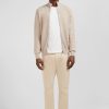 Eden Park Beige Zip Cardigan | Cardigans