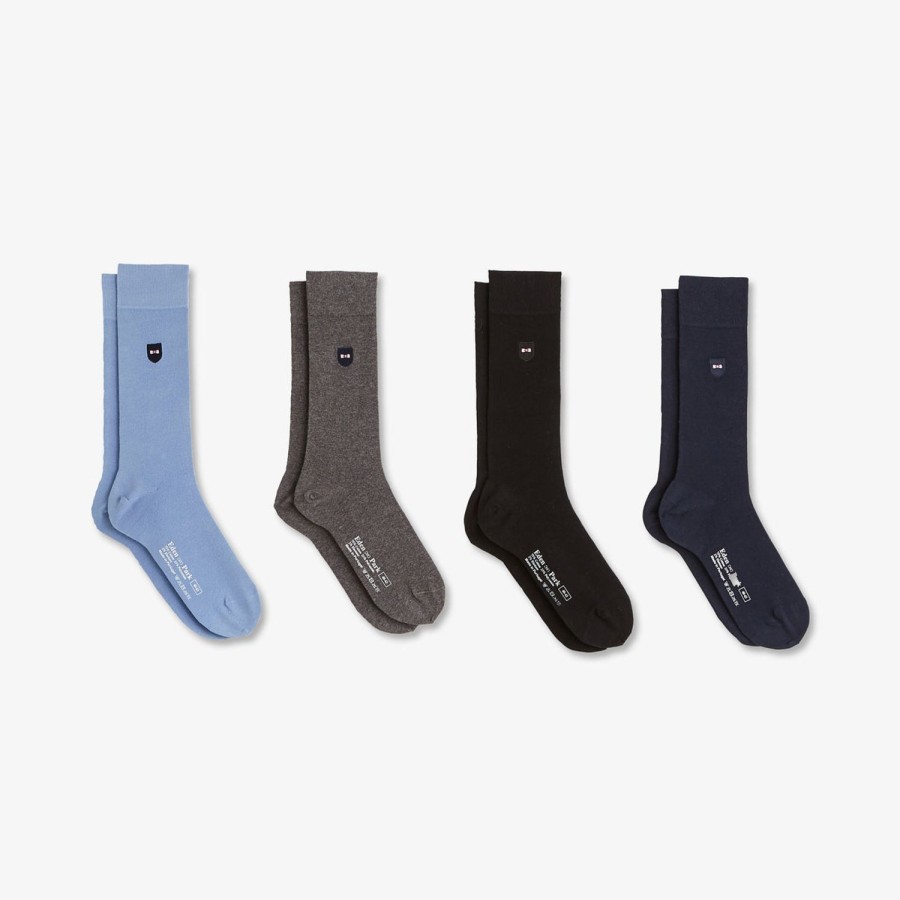 Eden Park Coffret De Quatre Paires De Chaussettes Unies | Socks