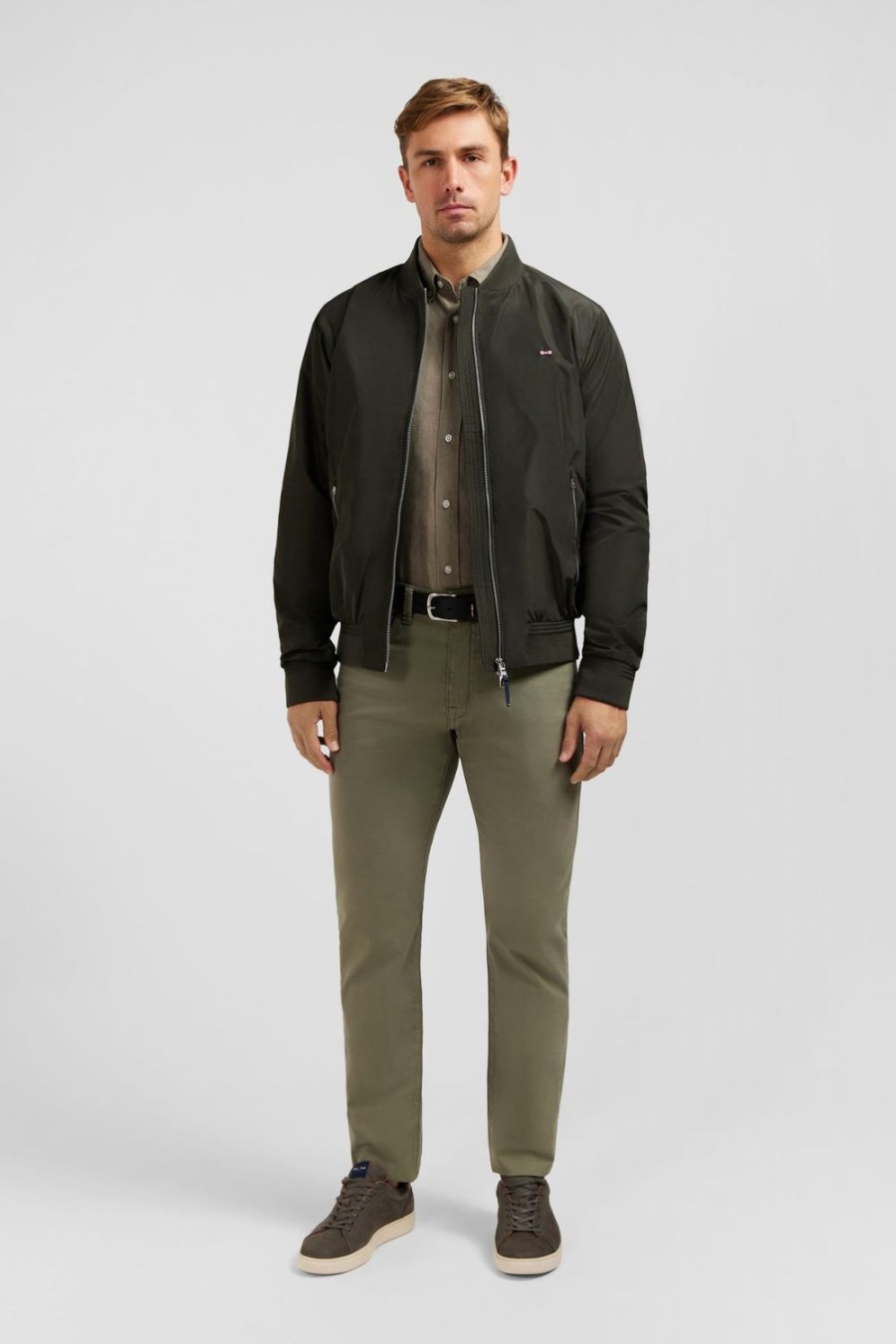 Eden Park Plain Khaki Jacket | Coats