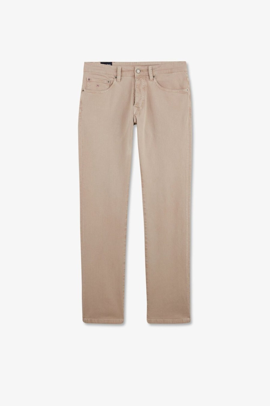 Eden Park Straight-Leg Beige Trousers | Pants