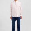 Eden Park Pink Shirt In Cotton Dobby | Shirts