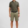 Eden Park Plain Khaki Bermuda Shorts | Shorts & Bermudas