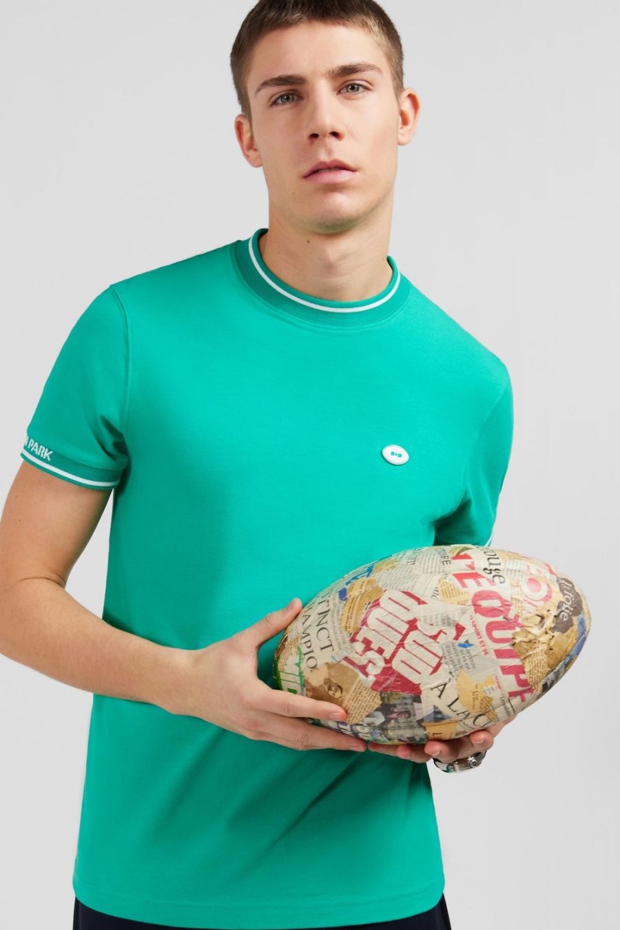 Eden Park Green Short-Sleeved T-Shirt | T-Shirts