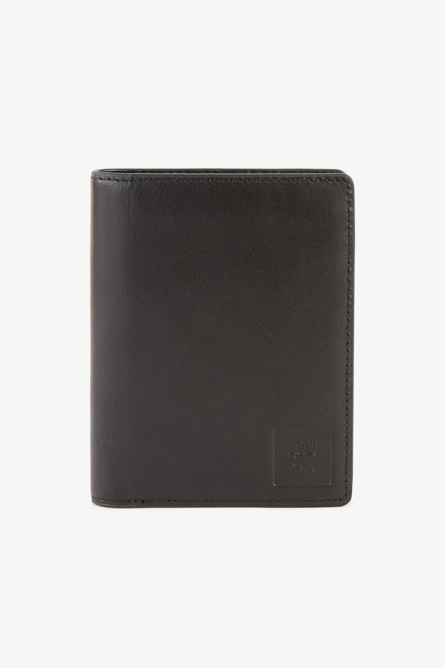 Eden Park Black Leather French Wallet | Portfolios