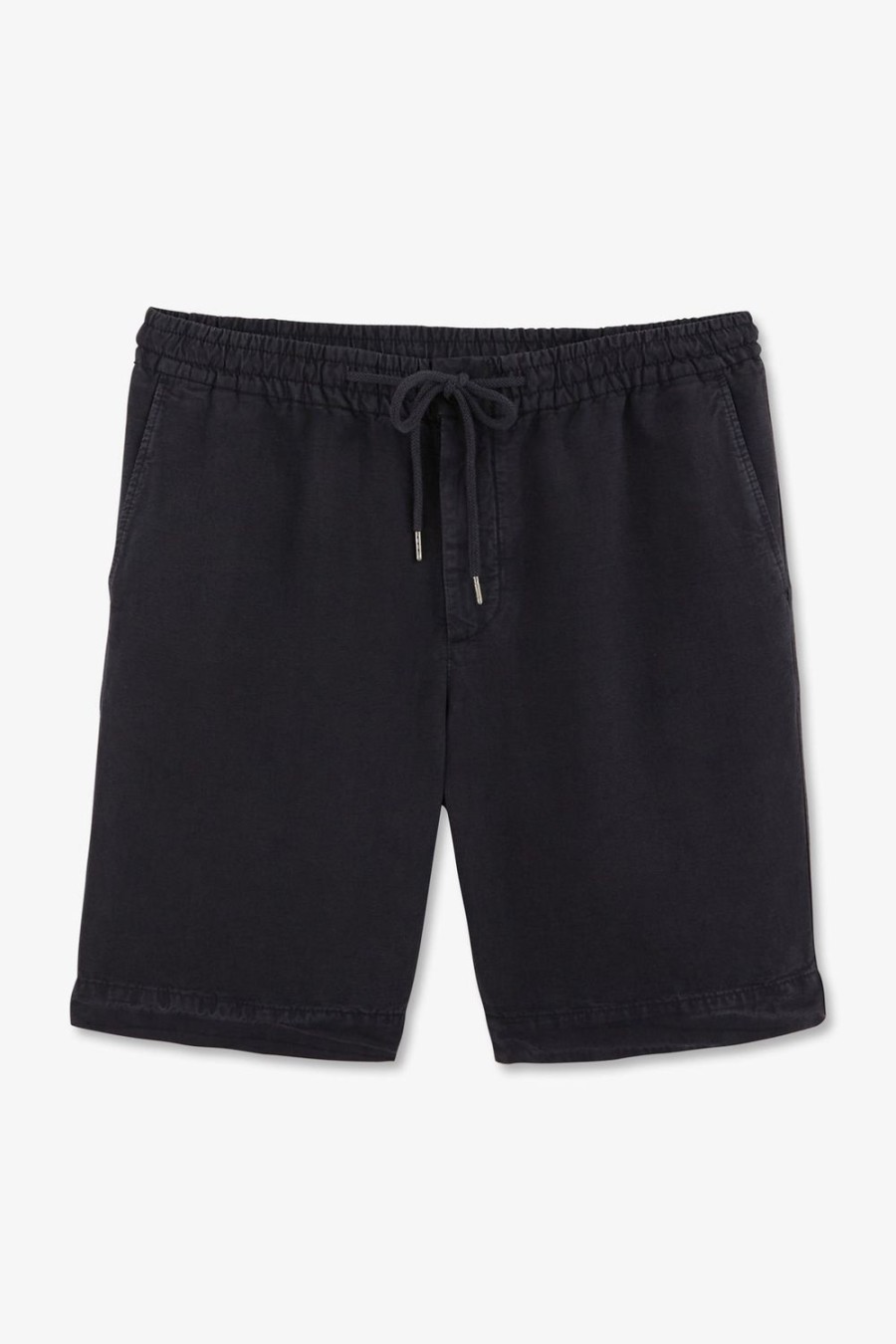 Eden Park Navy Blue Bermuda Shorts With Elasticated Waist | Shorts & Bermudas