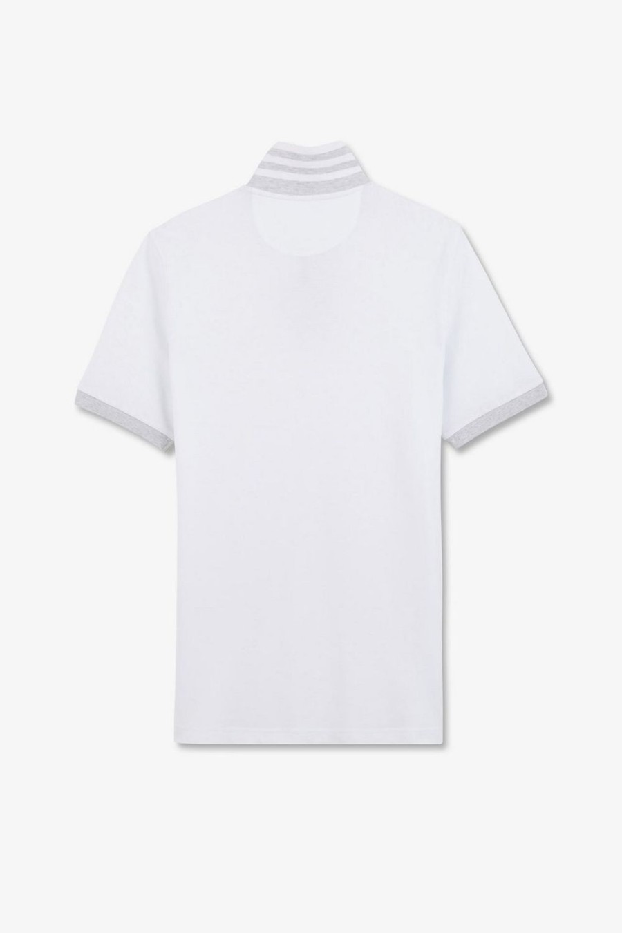 Eden Park White Short-Sleeved Polo Shirt | Polos