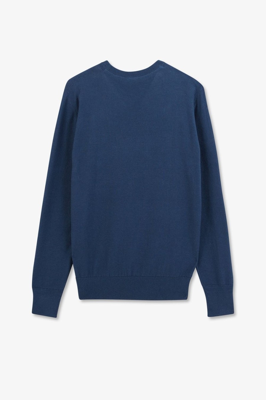 Eden Park Blue Linen Blend Jumper | Sweaters