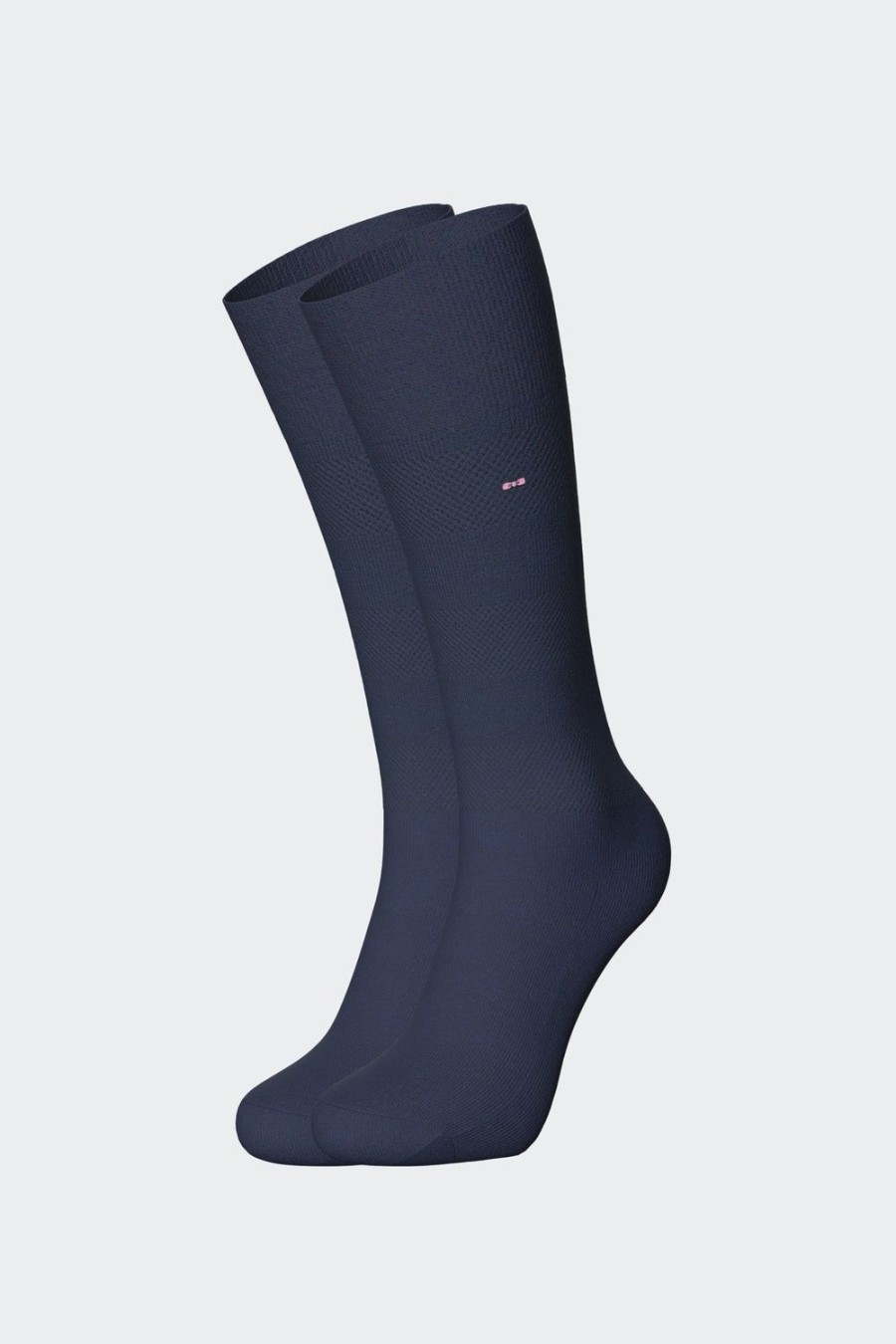 Eden Park Striped Navy Socks In Stretch Cotton | Socks