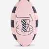 Eden Park Pink And Navy Rugby Ball In Grippy | Ballons De Rugby