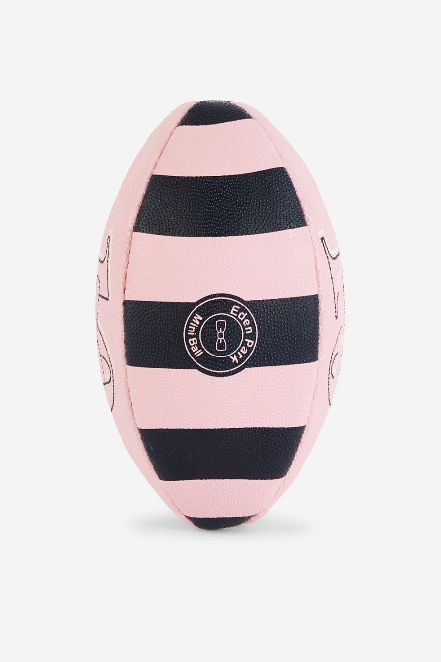 Eden Park Pink And Navy Rugby Ball In Grippy | Ballons De Rugby