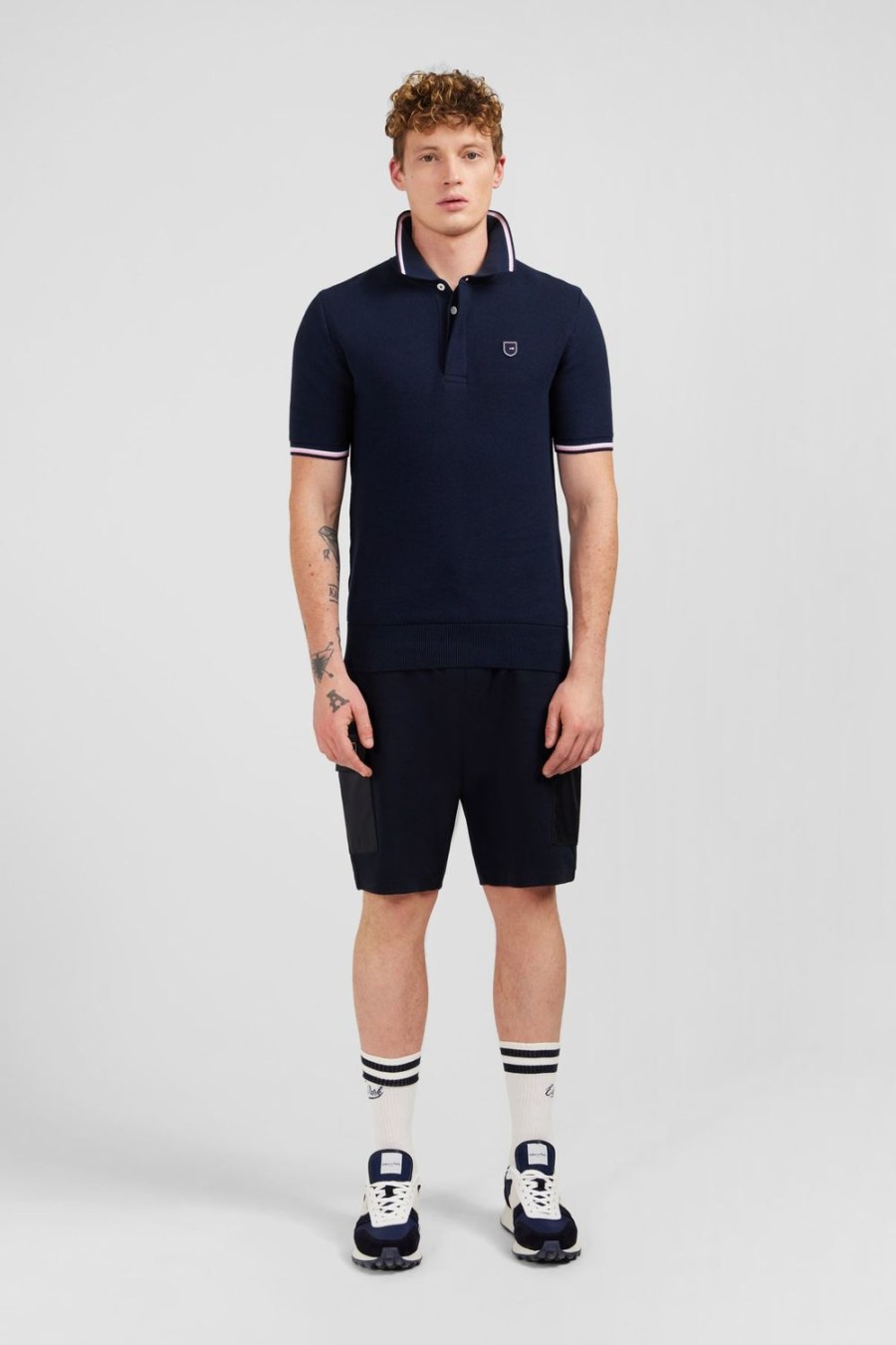 Eden Park Navy Blue Short-Sleeved Jumper | Rugby Shirts