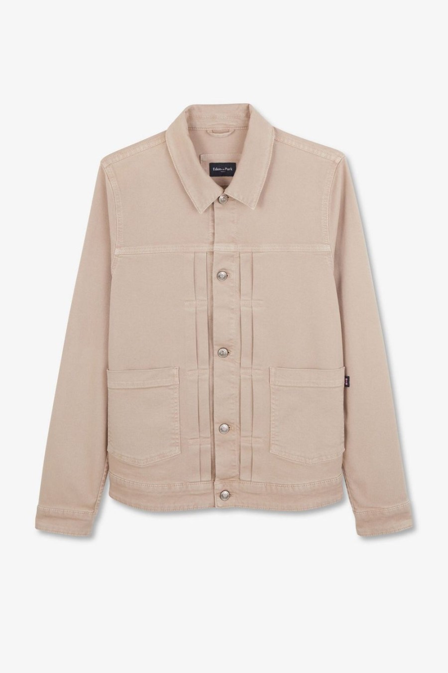 Eden Park Plain Beige Jacket | Coats