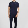 Eden Park Navy Blue Short-Sleeved T-Shirt | T-Shirts