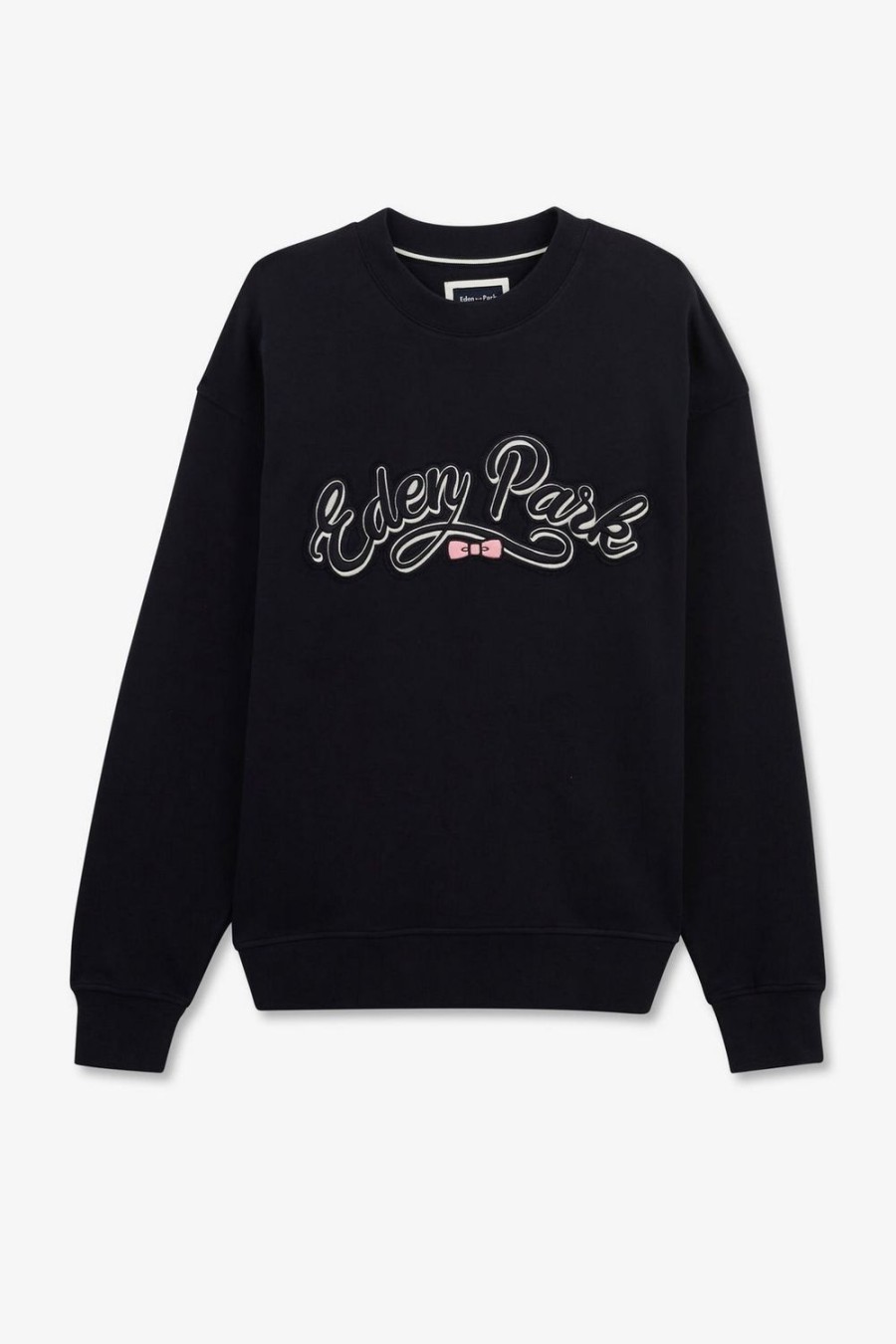 Eden Park Navy Blue Sweatshirt With Eden Park Embroidery | Sweatshirts