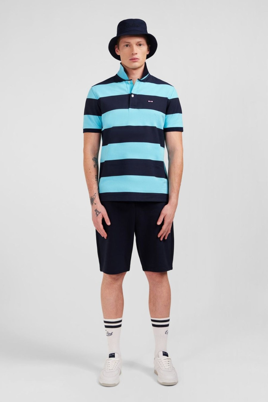 Eden Park Striped Polo | Polos