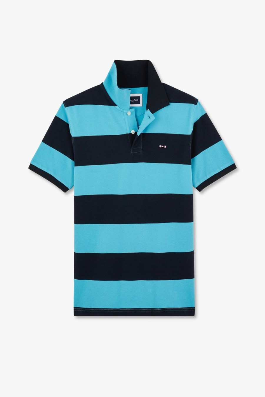 Eden Park Striped Polo | Polos